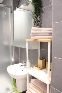 Koupelna v ubytování Apartmány Agáta Abertamy + 37 fotografií