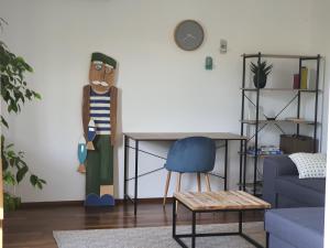 Posedenie v ubytovaní Sunny apartment 150 m from the sea