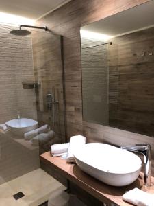 Koupelna v ubytování Hotel Ombra