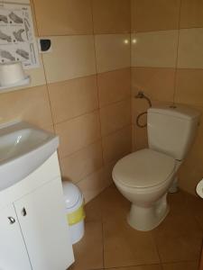 Koupelna v ubytování Zacisze 6