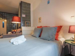 A bed or beds in a room at San esteban medio
