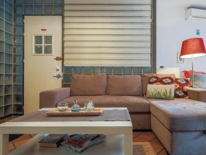 A seating area at San esteban medio