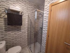 Kúpeľňa v ubytovaní Apartamento Eursu centro con piscina