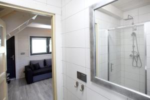 Kúpeľňa v ubytovaní Domki na górce + 37 fotografií