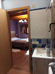 Kylpyhuone majoituspaikassa La Caseta