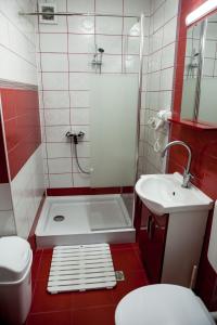 Et badeværelse på Vila Flora