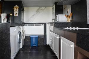 Kuchyň nebo kuchyňský kout v ubytování Chalet Den Keibilk
