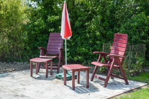 Zahrada ubytování Chalet Den Keibilk