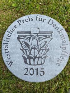 Ein Zertifikat, Auszeichnung, Logo oder anderes Dokument, das in der Unterkunft Hof Hallenberg ausgestellt ist