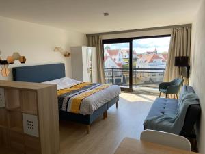 Postel nebo postele na pokoji v ubytování Apartment Bel-Air