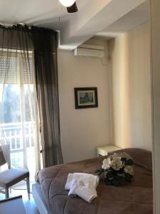 Postel nebo postele na pokoji v ubytování Hotel Amica