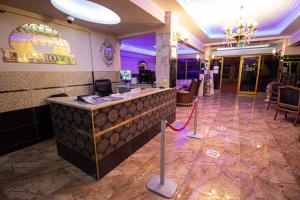 Lobbyen eller receptionen på Exporoyal Hotel