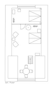 Planimetria di Stenhuset i Pilbrodalen