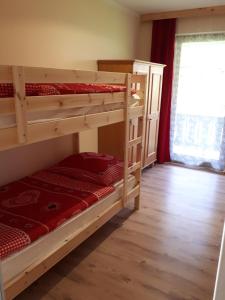 Postel nebo postele na pokoji v ubytování Ferienhaus Brenner
