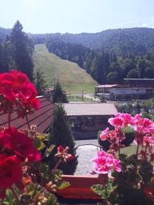 O vedere generală la munți sau o vedere la munte luată de la acest hotel