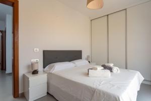 Posteľ alebo postele v izbe v ubytovaní Mariposas Home Pool