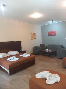 Posezení v ubytování Apollo Hotel