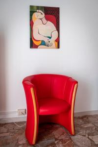 A seating area at Civico 8 B&B - Appartamento