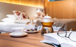 Posteľ alebo postele v izbe v ubytovaní MalisGarten Green Spa Hotel