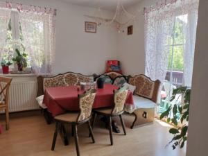 Posezení v ubytování Pension Nachtviole