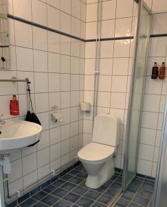 Koupelna v ubytování Öster Malma Hotel