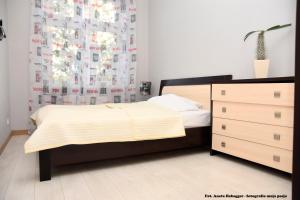 Postel nebo postele na pokoji v ubytování Amber Apartments