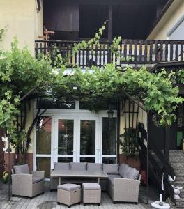 Balkon lub taras w obiekcie Ferienwohnungen Ödenburgerhof