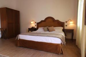 Letto o letti in una camera di Hotel Villa Lampedusa