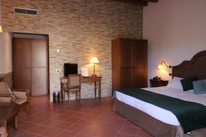 Hotel Villa Lampedusa 객실 침대