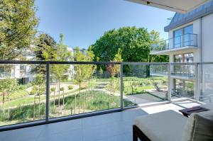 Vonkajšia záhrada v ubytovaní 3 City apartments - Syma