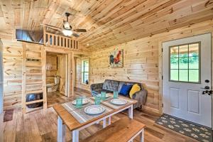 Mammoth Cave Cabin Porch, Lake, and Waterfall!
