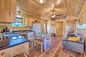 Mammoth Cave Cabin Porch, Lake, and Waterfall!