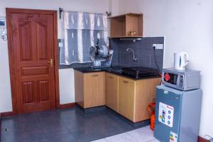 Кухня или мини-кухня в Kasty B Studios and Apartments
