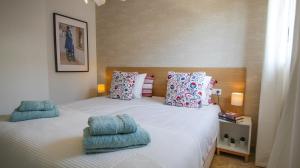 Ένα ή περισσότερα κρεβάτια σε δωμάτιο στο Penthouse La Paz 10 - Cap D'Or