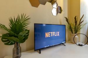 Televízia a/alebo spoločenská miestnosť v ubytovaní [PISA STAZIONE - CENTRO] Appartamento Elegante con Netflix