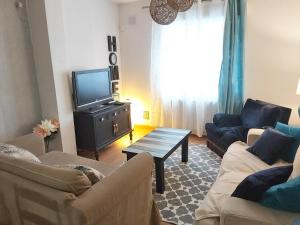 Χώρος καθιστικού στο Apartamento Valmojado