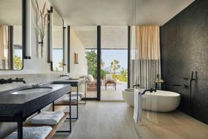 Posezení v ubytování Four Seasons Resort Los Cabos