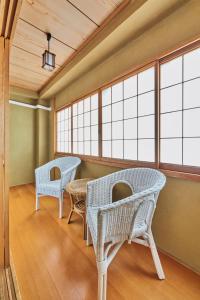 Posezení v ubytování 今日都 Kyoto Guesthouse