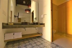 Koupelna v ubytování NaNa Vida Hotel Morelia