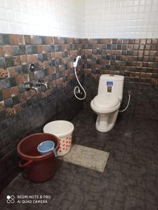 Koupelna v ubytování Chuppi Homestay