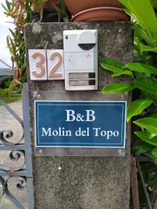 Certifikát, hodnocení, plakát nebo jiný dokument vystavený v ubytování B&B MOLIN DEL TOPO