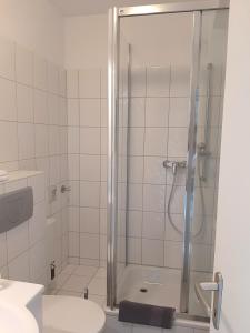 Koupelna v ubytování Kaiser - Ferienwohnungen Dreiburgenblick