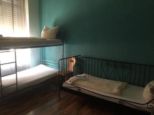 Ein Bett oder Betten in einem Zimmer der Unterkunft WOHNUNG IN KAISERSLAUTERN