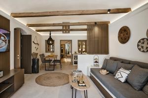 Posezení v ubytování Floria Suites