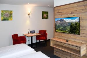 A television and/or entertainment centre at Das Kleemanns