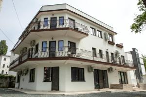 Bygningen som pensionatet ligger i