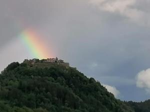 Widok na góry z tego apartamentu