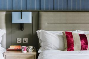 Postel nebo postele na pokoji v ubytování Pendley Manor