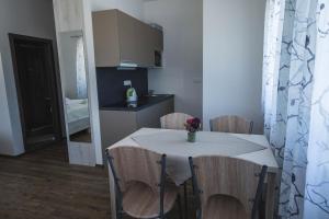 A kitchen or kitchenette at Apartmány Pemag Mikulov