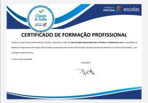 una carta de aprobación para el logo profesional Centriado de formaciota en CASA TITA, en Lavacolhos